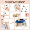 thumbnail image 4 of Juego de instrumentos musicales de madera Montessori Toys LeeQee de 1 a 3 años, 4 of 7