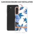 thumbnail image 2 of Dteck Case For Samsung Galaxy A13 4G,Shockproof Rubber Flower Patterned Hybrid Protective Slim Lightweight Back Phone Cover,#C, 2 of 5