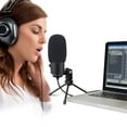 thumbnail image 4 of YOUSHARES K669 Foam Mic Windscreen, Pop Filter Wind Cover Compatible with Fifine USB Condenser Recording Microphone K669, T669, K669B, 4 of 7