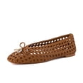 thumbnail image 3 of Cushionaire Witty Hand Woven Ballet Flats for Women, Comfortable Pointed Toe Flat Shoes with Bow Detail and Memory Foam, 3 of 20