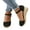 Black, variant on Wedges Sandals for Women Closed Toe Casual Summer Sandals for Women 2025 Ankle Strap Dress Shoes