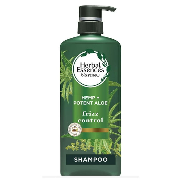 Shampooing antifrisottis sans sulfate Herbal Essences bio:renew, puissant aloès + chanvre 600 mL