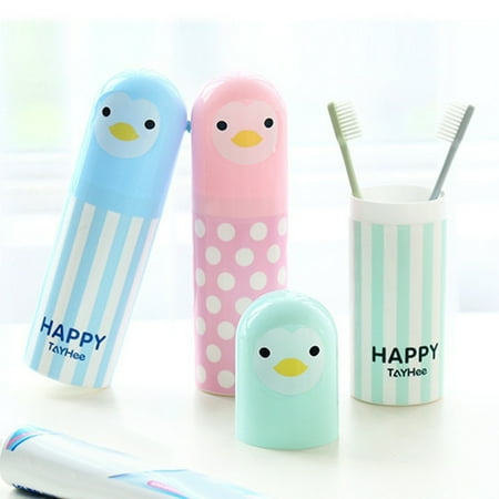 Cheers Portable Cute Cartoon Penguin Toothbrush Toothpaste Holder Travel Storage Case | Walmart Canada Cheers Portable Cute Cartoon Penguin Toothbrush Toothpaste Holder Travel Storage Case | Walmart Canada