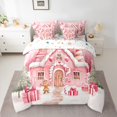thumbnail image 2 of Manfei Fairy Tale Theme 7-Piece Twin Bedding Sets,Merry Christmas Bedding Comforter Set,Happy New Year Sheet Sets For Kids,Luxury Bedroom Decor Reversible, 2 of 8