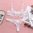 thumbnail image 4 of Clearance Sale 2025 Intimates Erotic Underwear Clearance Lace Temptation Three Point Underwear With Steel Ring, 4 of 9
