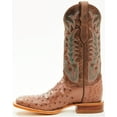 thumbnail image 3 of Justin Men's Chisolm Exotic Ostrich Western Boot Broad Square Toe Brown 9 D(M) US, 3 of 7