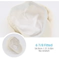 thumbnail image 4 of Women's Faux Linen Newsboy Cap with Drawstring, Lightweight Ventage Casual Baker Boy Hat, 4 of 7