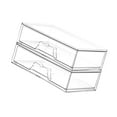 thumbnail image 4 of Milaget Desktop Cosmetic Perfume Jewelry Organizer Dust Resistant for Cabinet Pantry 2 Pieces, 4 of 9