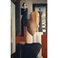 thumbnail image 2 of Oskar Schlemmer 17x24 Black Ornate Framed Double Matted Museum Art Print Titled: Interior with Five Figures, Roman (1925), 2 of 5