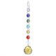 thumbnail image 1 of Hanging Pendant Window Handmade Rainbow Crystal Prisms Ball Chandelier Lamp Xmas Decor Yellow, 1 of 5