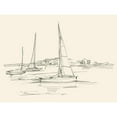 thumbnail image 3 of Harper, Ethan 18x15 Black Modern Framed Museum Art Print Titled - Coastal Contour Sketch I, 3 of 5