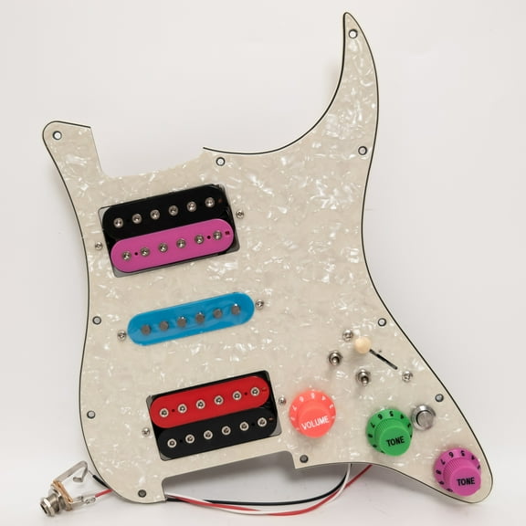 HSH Prewired Loaded Pickguard with Coil Splittin Alnico 5 Pickup, Kill Switch, for Strat guitar parts
