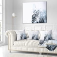 thumbnail image 3 of Designart 3D Abstract Art White Crystal - Abstract Throw Pillow - 16x16, 3 of 5