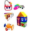 Sassy - 5 Piece Developmental Gift Set for Baby 3 months and older