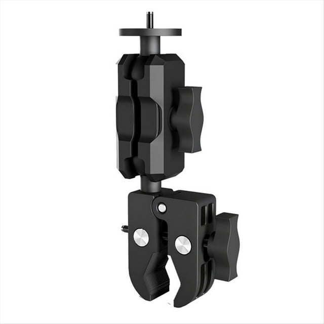 Reflector de Abrazadera de Cangrejo de Cabeza Única, Soporte para Motocicleta, Poste para Selfies, Trípode para Paraguas, Clip para Motocicleta de 6cm