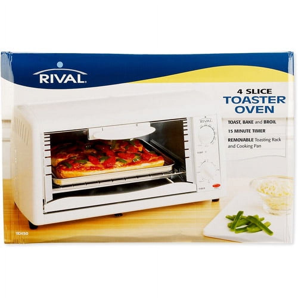 rival white toaster oven