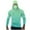 Mint Green (New), variant on Dagegui Men's Pullover Sun Hoodie with Built-In Face Mask Rash Guard UPF Long Sleeve Cooling UV Protection Fishing Shirt Summer Tops Dark Gray M