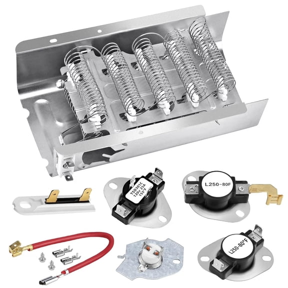 279838 Dryer Heating Element for Whirlpool Maytag Centennial Dryer Parts Kenmore 70 80 Series Model 110 Amana 3403585 NED4655EW1 W10724237 8565582 Dryer Heating Element