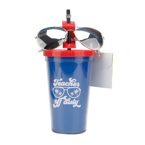 Blue Tumbler With Glasses