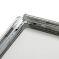 thumbnail image 4 of M&T Displays Weatherproof Snap Poster Frame 21x36 Inch Trafic White 1.38" Aluminum Front Loading Wall Mounting Picture Photo Document Certificate Sign Holder Mitered Corner Anti Glare Cover, 4 of 8