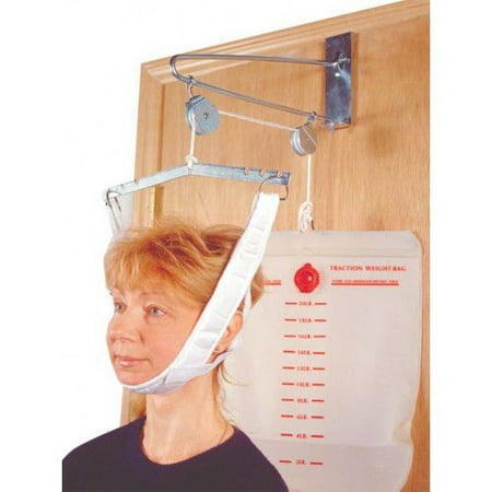 Drive Medical Cervical Traction Kit White, Overdoor, One Size Fits Most, 1