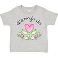 thumbnail image 3 of Inktastic Grammy's Girl- Heart Flowers Girls Toddler T-Shirt, 3 of 5