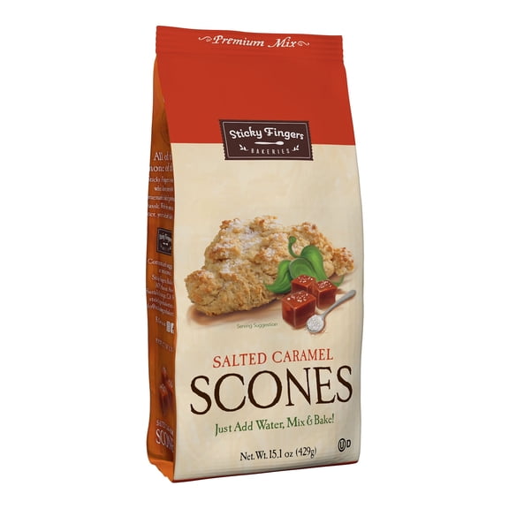 Sticky Fingers Salted Caramel Scone Mix15.1 oz.