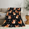 thumbnail image 6 of Corgi Blanket Super Soft Warm Fluffy Flannel Music and Corgi Dog Throw Blanket Cozy Fuzzy Plush Bedding Blanket Gift for Boys Girls Kids Teens Adults Couch Sofa 80"X60", 6 of 6