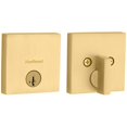 thumbnail image 1 of Deadbolt Kwikset 258 SQT 4 SMT 6AL Latón satinado Downtown, 1 of 1