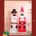 thumbnail image 4 of Toystoory Bolsa de regalo de Papá Noel, funda de muñeco de nieve, funda para botella de vino a prueba de polvo, fundas para polvo, decoración Blanco, 4 of 6