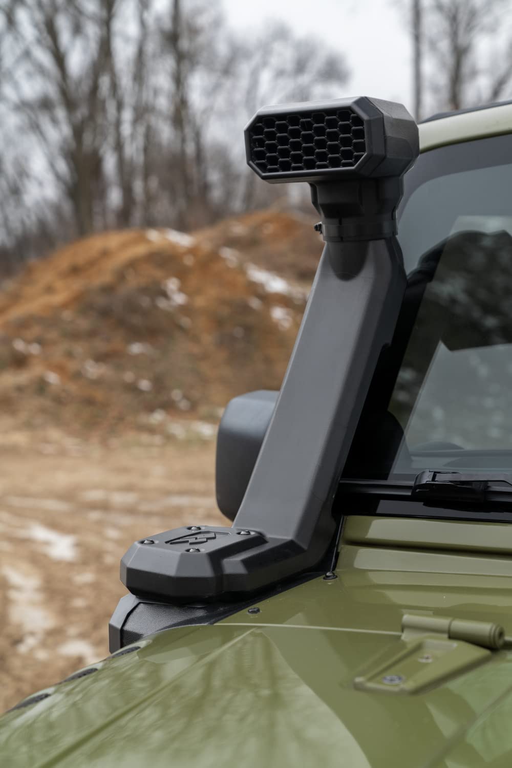 Rugged Ridge 17756.56 AmFib High Mount Intake Snorkel System, Includes Low/High Mount Intake