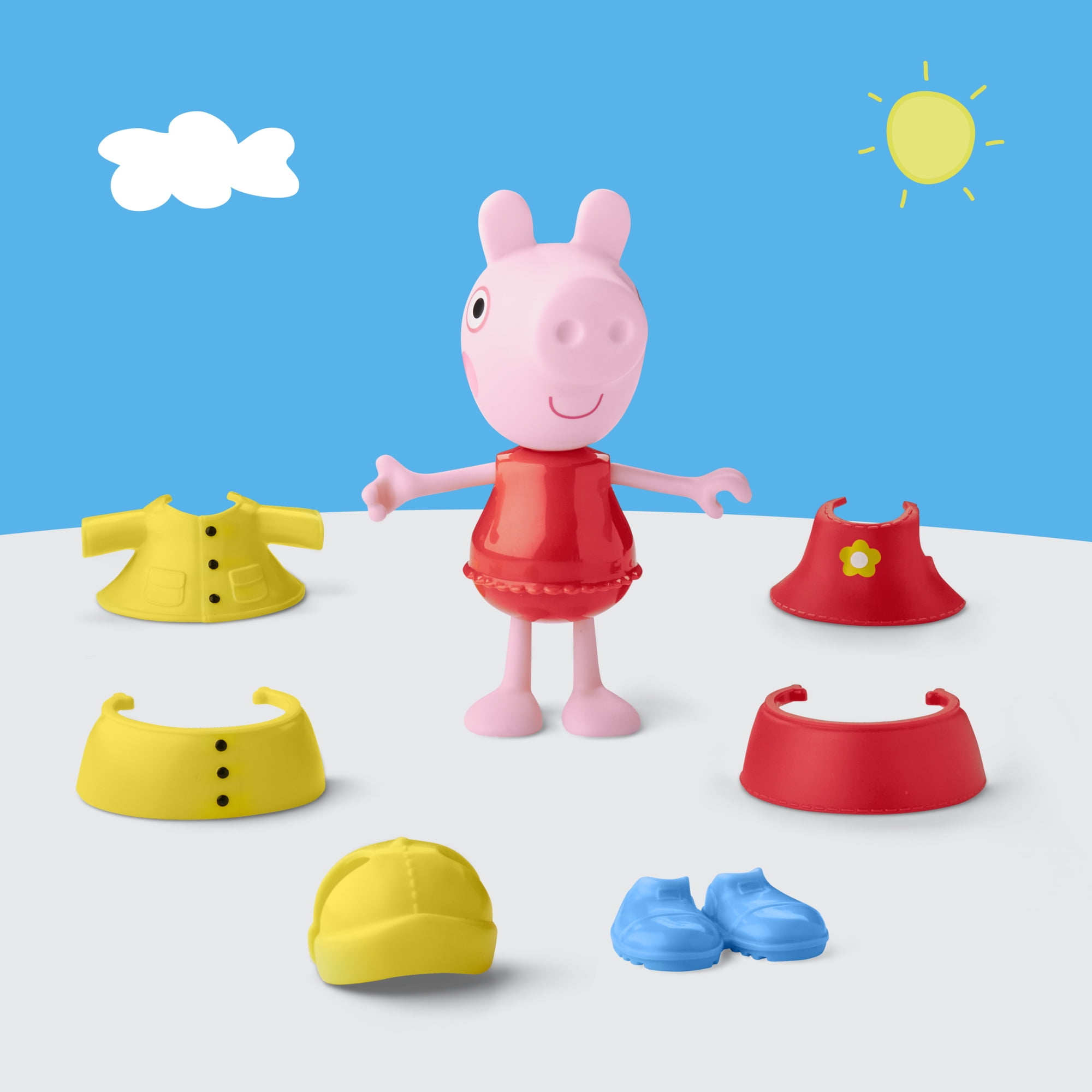 Peppa Pig Rainy Day Dress-Up Figure