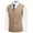 Khaki, variant on COOFANDY Men's Sweater Vest V Neck Casual Sleeveless Knitted Button Cardigan Vest