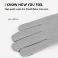 thumbnail image 6 of Miogawg Womens Winter Gloves, Touch Screen Warm Fleece Lined, Thick Thermal Windproof Snow Suede Gloves For Cold Weather, 6 of 8