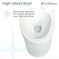 Swiss Madison St. Tropez OnePiece Elongated Toilet Vortex DualFlush