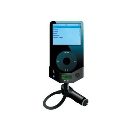 iConcepts Bluetooth 4-in-1 Car Kit - iPod FM transmitter / Bluetooth hands-free - for Apple iPod (5G)