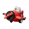 thumbnail image 4 of Tipo de prensa Avión de juguete de fricción Avión de juguete para bebé Avión de juguete para bebé Coche de carreras de animales para niños pequeños Rojo, 4 of 8
