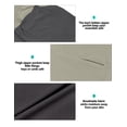 thumbnail image 5 of Little Donkey Andy Women's Quick Dry Capri 3/4 Hiking Lightweight Stretch Water-Resistant Pants Golf Casual Light Khaki M, 5 of 7