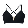thumbnail image 6 of Womens Deep V Bras Wireless Comfortable Bra JIANLAI Women's Wirefree V Neck Seamless Everyday Bra, Adjustable Thin Straps Padded Invisible Basic Bralette, 6 of 6