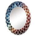 thumbnail image 2 of DESIGN ART Designart "Rainbow Harmony Geometric" Landscapes Modern Wall Mirror 24in.x36in., 2 of 4