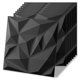 thumbnail image 1 of Art3d 20 paneles decorativos 3D de PVC para pared 30 x 30 cm, negro, 1 of 4