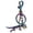 Dazzling colors, variant on Stylish Dinosaur Bone Keychain Handmade Bag Charm Pendant Keyring for Women Men