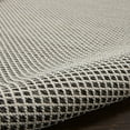 thumbnail image 2 of Nourison Courtyard 2' x 6' Ivory Charcoal Modern Rug, 2 of 9