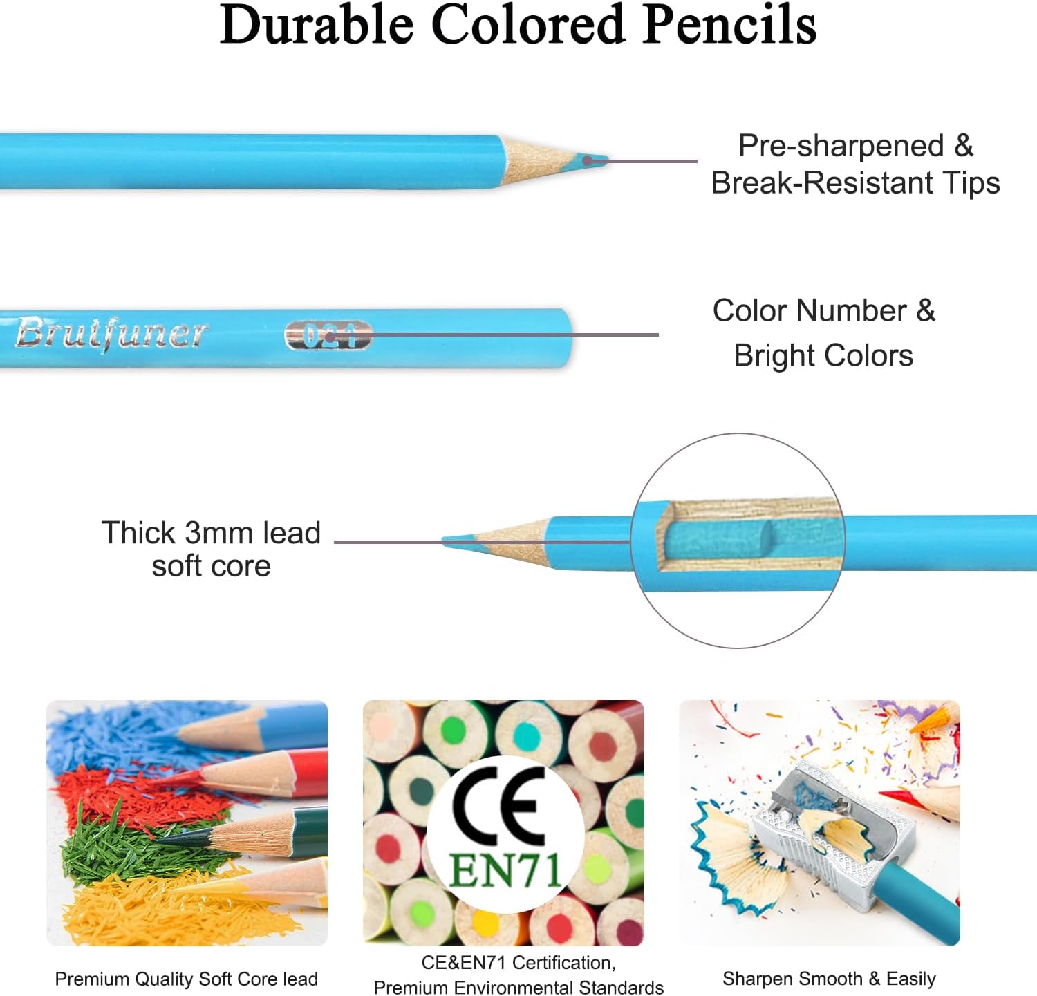 Brutfuner 120 Oil-Based Colored Pencil Set photo 5