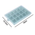 thumbnail image 2 of 2-Pack Silicone Ice Cube Trays with Lids Easy Release Ice Cube Molds Set for Whiskey-Green+Light Blue-15, 2 of 4