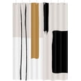 thumbnail image 2 of Abstract Modern Camper RV Shower Curtain for Travel Trailer Bathroom, Beige Camping Small Narrow Shorter Fabric Shower Curtains Set, Happy Camp Outdoor Decor Accessories with Hooks 47X 64 Inch, 2 of 6