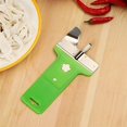 thumbnail image 4 of Pack 2 Stainless Steel Manual Section Non-slip Handle Pressing Machine Noodles Cut Knife Shallot Cutter, 4 of 9