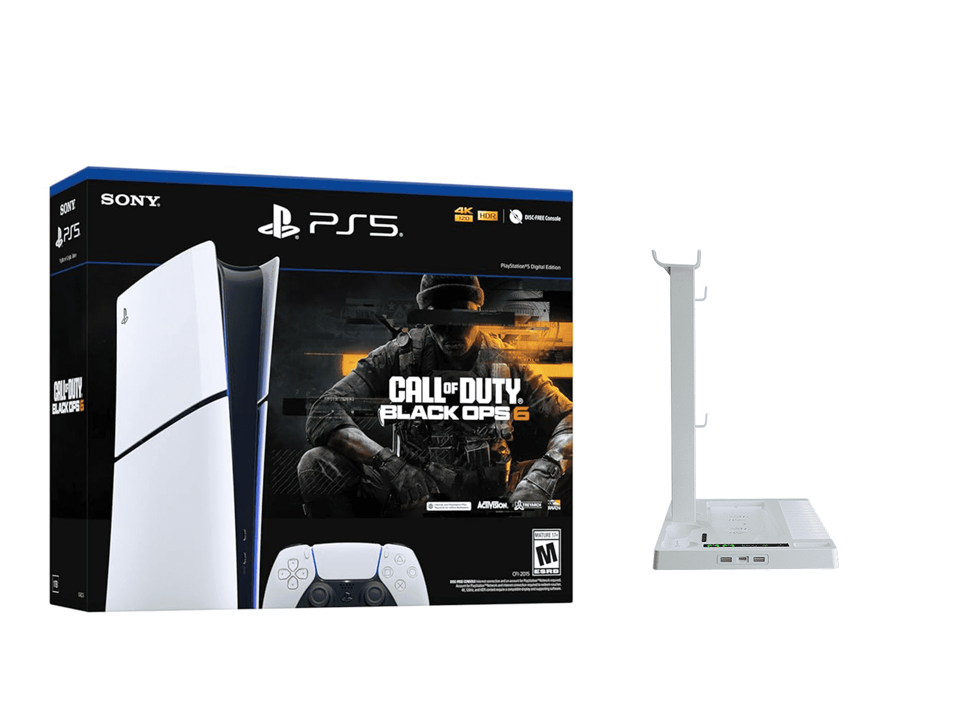 Playstation_PS5 Digital Edition – Call of Duty®: Black Ops 6 Bundle (model group – slim) + Cooling Station