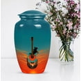 thumbnail image 6 of Cowboy Guitar Urn for Ashes Adult Male – Large Cremation Urns for Human Ashes Women – Western Funeral Urn for Men – Decorative Urns for Human Ashes for Adults (10 Inch 1 Pc), 6 of 7