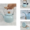 thumbnail image 3 of simhoa Enamel Teapot 1.4L Cookware Water Kettle for Cold Water Restaurant Household Blue, 3 of 8